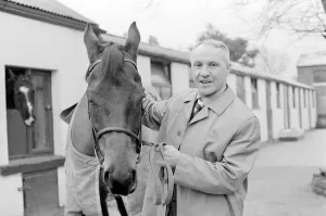 Stables Prints: Two Liverpool legends together. Bill Shankly the Liverpool FC manager is seen here with