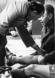 Liverpool manager Bob Paisley talking with assistant Joe Fagan. 10th April 1978