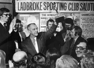 01088 Prints: Liverpool manager Bill Shankly accepts the Award as part of the Ladbroke Sporting Club