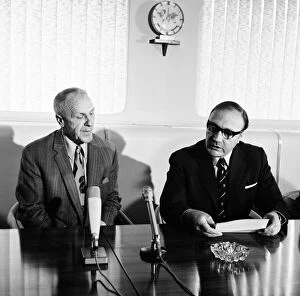 Images Dated 12th July 1974: Liverpool manager Bill Shankly announces his retirement