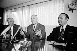 Images Dated 12th July 1974: Liverpool manager Bill Shankly announces his retirement