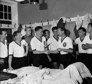 00254 Prints: Liverpool players Jimmy Armfield, Walton, Bert Trautmann, Roy Liddell, McIlroy, Dogdale