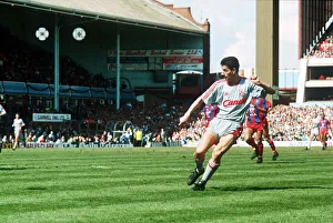 Liverpool striker Ian Rush scores against Crystal Palace in the 1990 FA Cup Semi Final