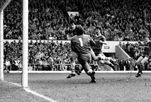 Liverpool v. Chelsea. May 1985 MF21-04-012 The final score was a four three