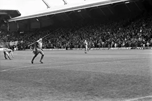 Liverpool v. Everton. October 1984 MF18-04-060 The final score was a one nil