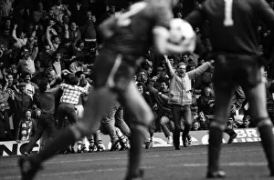 00235 Prints: Liverpool v. Everton. October 1984 MF18-04-109 The final score was a one nil