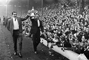 Liverpool v Inter Milanin the European Cup at Anfield April 1965 Two players