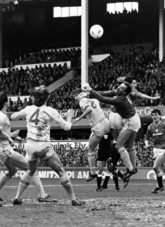 00380 Prints: Liverpool v Manchester United, FA Cup Semi Final match at Goodison Park, 13th April 1985