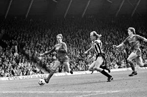 Images Dated 20th April 1985: Liverpool v. Newcastle. April 1985 MF21-02-034 The final score was a Three one