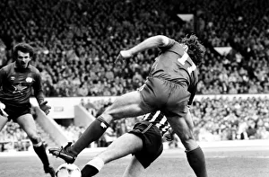00231 Prints: Liverpool v. Newcastle. April 1985 MF21-02-070 The final score was a Three one