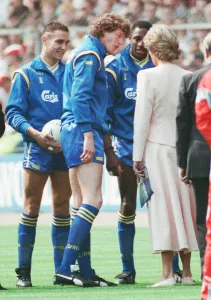 Liverpool verses Wimbledon. FA Cup final at Wembley Stadium