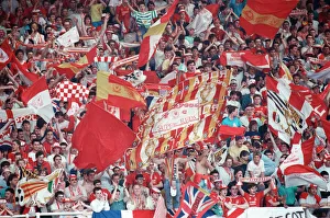 Liverpool verses Wimbledon. FA Cup final at Wembley Stadium