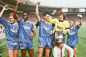 01351 Prints: Liverpool verses Wimbledon FA Cup final at Wembley Stadium