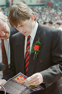 Liverpool verses Wimbledon. FA Cup final at Wembley Stadium