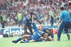 Liverpool verses Wimbledon. FA Cup final at Wembley Stadium