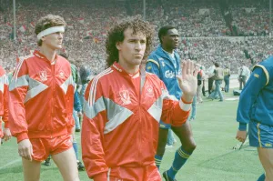 Tracksuit Prints: Liverpool verses Wimbledon. FA Cup final at Wembley Stadium