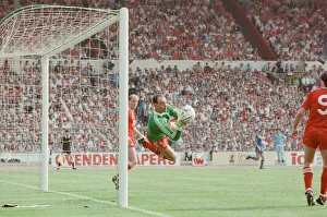 Liverpool verses Wimbledon. FA Cup final at Wembley Stadium