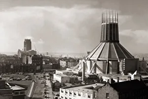 Skyline Prints: Liverpools two cathedrals (Anglican and Catholic) - linking them together is Hope