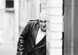 Liverpudlian comedian Alexei Sayle who starred in the BBC television comedy series