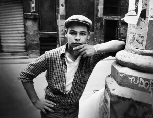 Young Prints: Liverpudlian television actor and comedian Craig Charles poses in his native city of