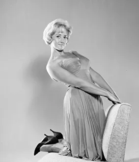 Liz Fraser, English actress, Pictured at Daily Mirror Studio, London