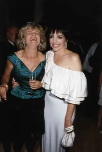 Liza Minnelli actress singer with Julie Waltors September 1989