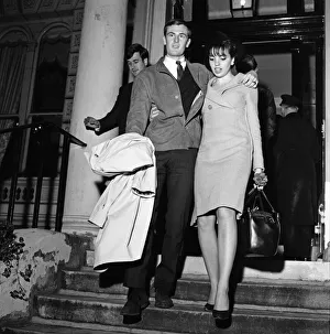 Liza Minnelli, aged 18, is engaged to Australian Peter Allen, 21