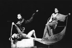 Liza Minnelli in her role as the storyteller on stage at the Royal Opera House