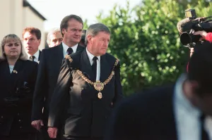 Funeral Prints: Llandaff Cathedral, Princess Diana service and memorial. 6th September 1997