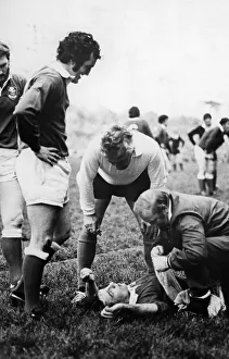 Llanelli RFC v New Zealand. Part of New Zealands 1972-73 tour of the Northern