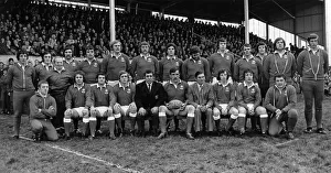 Team Prints: The Llanelli team which beat the All Blacks. Back: Selwyn Williams, Phil Bennett