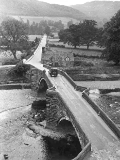Llanrwst Bridge, An elegant 17th century stone bridge over the River Conwy at Llanrwst