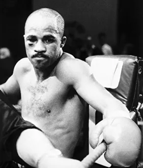 Lloyd Honeyghan Boxing after losing his World Welterweight boxing title to challenger