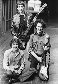 00114 Prints: Local rock band The Clients (left to right) Chris Darrall