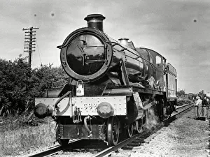 Derbyshire Prints: Locomotive Witherslack Hall seen here close to Derby 15th June 1950