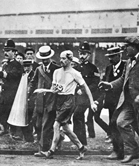 London 1908 Olympic Games One of the earliest Olympic dramas to be captured on film