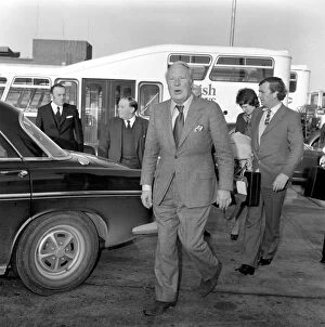 Images Dated 30th December 1974: London Airport: Mr. Edward Heath. Leader of the conservative party