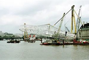 Ferris Wheel Prints: THE LONDON EYE MILLENNIUM FERRIS WHEEL October 1999 - 12pm The giant ferris