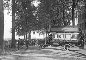 One of the London omnibuses used by the British Naval Brigade as transport to get around