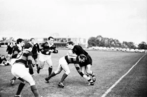 00407 Prints: London Wasps v Aberavon, Rugby Union Match at Repton Avenue, Sudbury, London