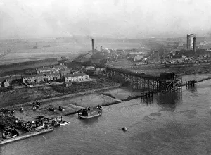 Looking North East over salt works and part of the old Clarence ironworks of the Bell