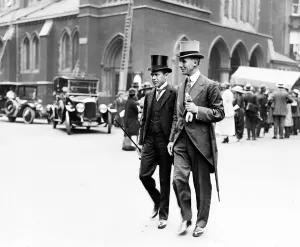 Guests Prints: Lord Beaverbrook attending the wedding of Major General Sir F H Sykes and Miss Bonar Law