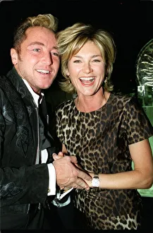 After Show Party Prints: LORD OF THE DANCE MICHAEL FLATLEY CELEBRATING WITH ANTHEA TURNER AT HIS AFTER SHOW PARTY
