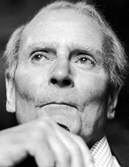 Lord Prints: Lord Laurence Olivier at the Garrick Club to announce his new TV series