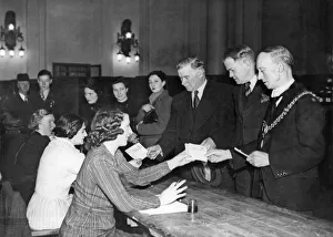 Rationing Prints: The Lord Mayor of Cardiff (Alderman James Hellyer - {pictured right}