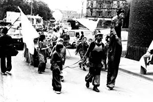 The Lord Mayor of Newcastles parade in the city centre on the 23rd June 1979