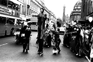 The Lord Mayor of Newcastles parade in the city centre on the 23rd June 1979