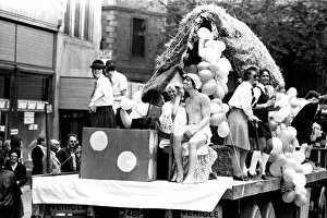 The Lord Mayor of Newcastles parade in the city centre on the 23rd June 1979