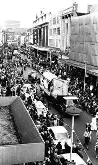 The Lord Mayor of Newcastles parade in the city centre on the 23rd June 1979