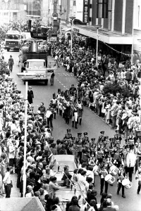 The Lord Mayor of Newcastles parade in the city centre on the 23rd June 1979
